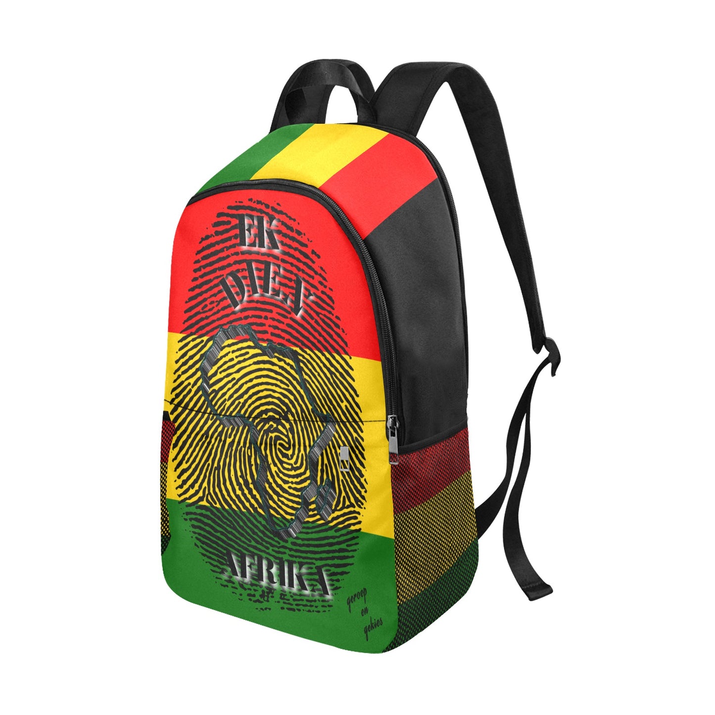 Multilanguage Tricolor I Serve Africa Backpack