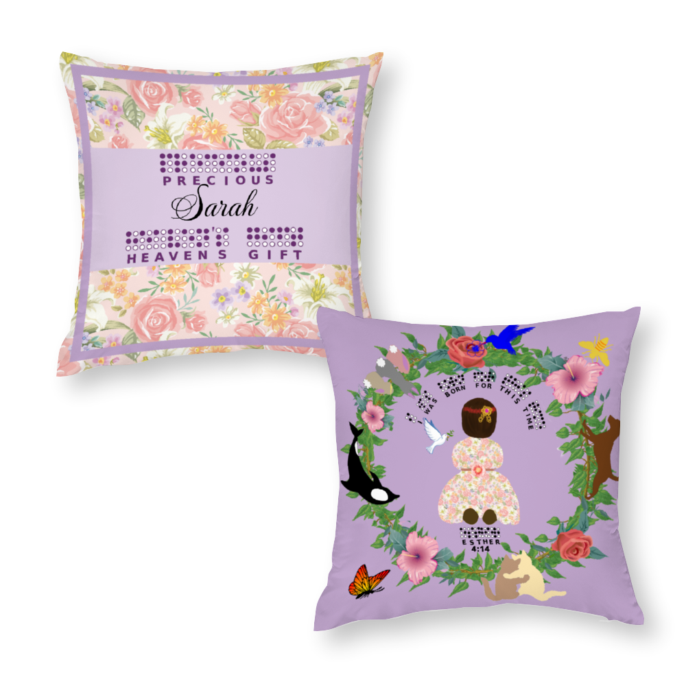 Braille || Born For This Time Girl’s Pillowcase Set