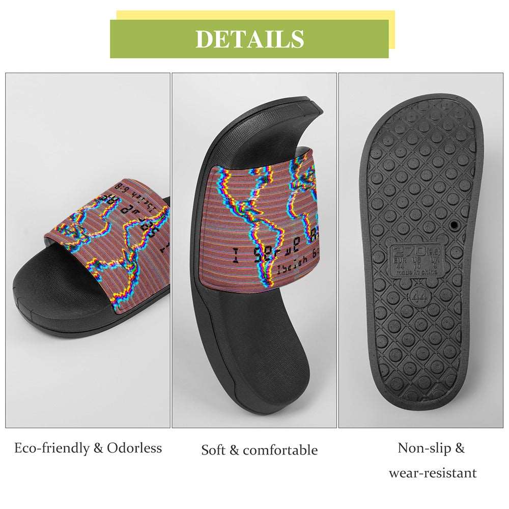 Adult Unisex I Serve Africa Chromatic Slippers ****