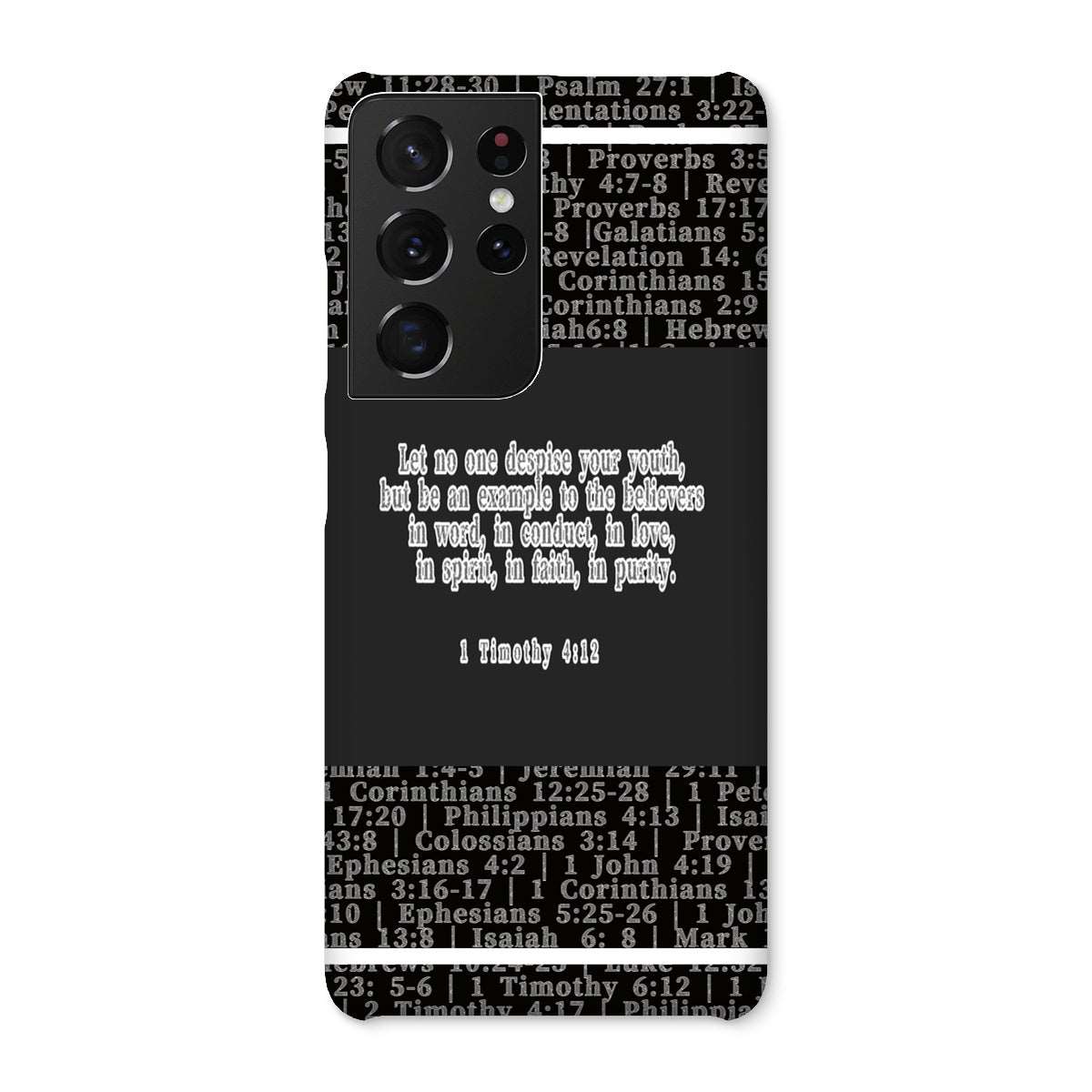 1 Tim 4:12 Verse Snap Phone Case ****