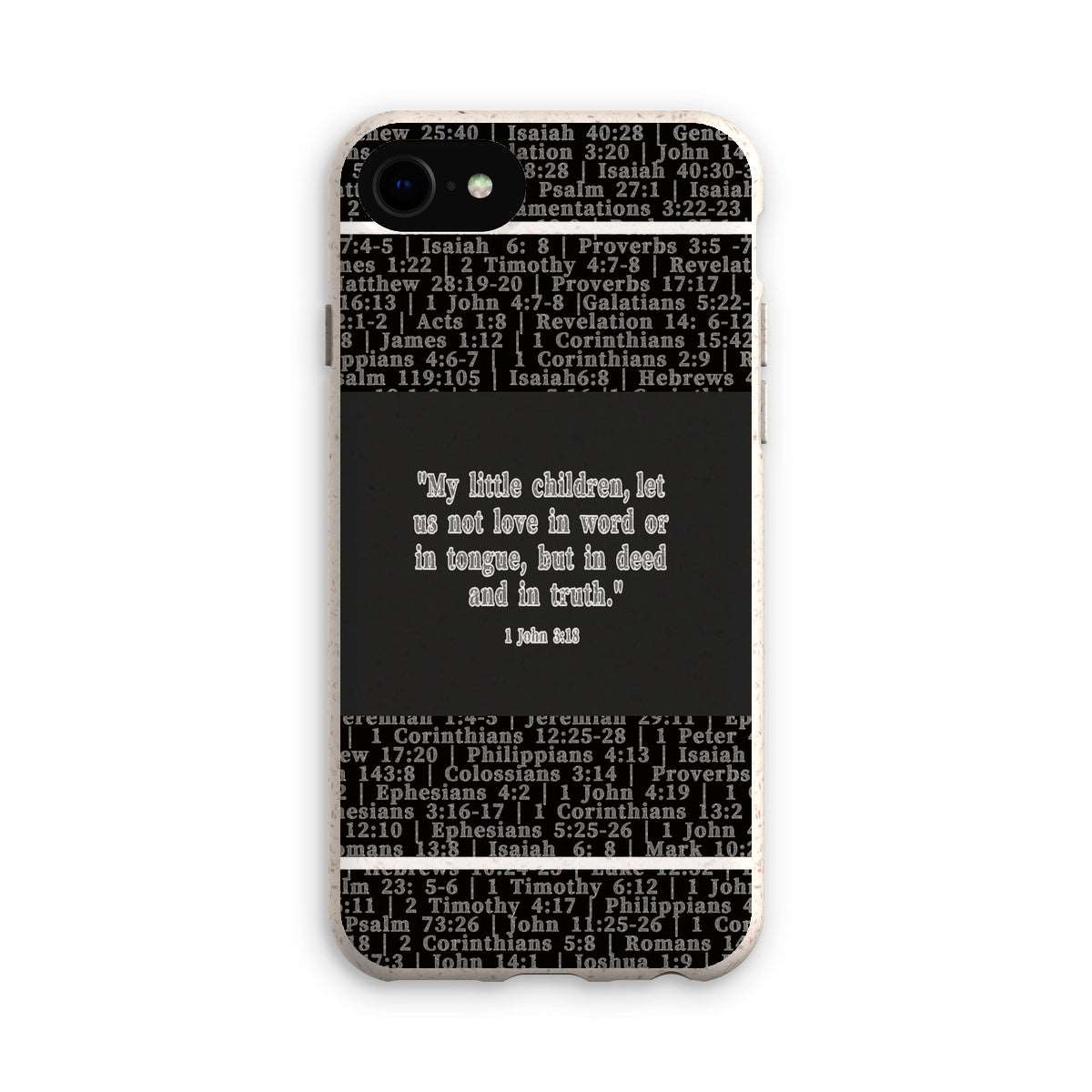 1 John 3:18 Verse Eco Phone Case *****