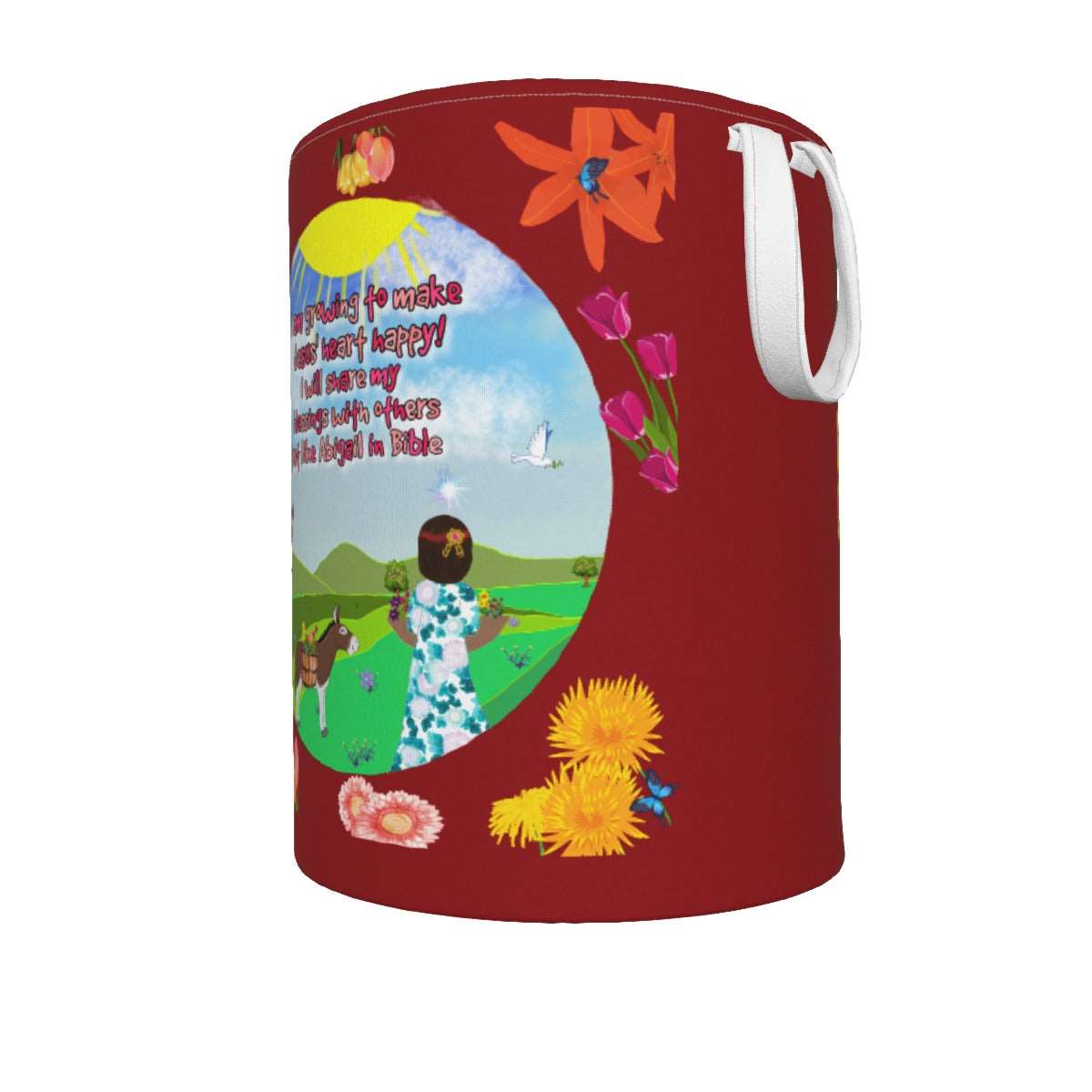 Abigail All-Over Print Foldable Laundry Basket ***