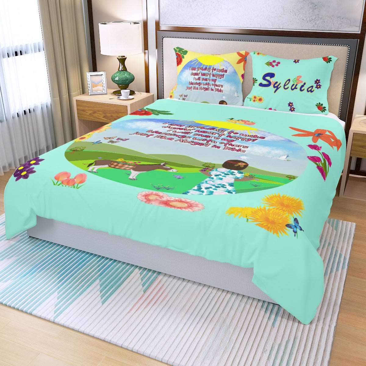 ABIGAIL Three Piece Duvet Cover Set ***