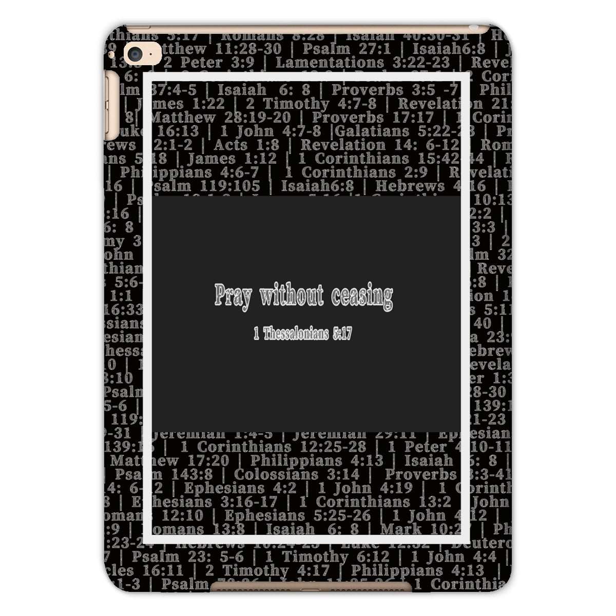 1 Thess 5:17 Verse iPad Case ****