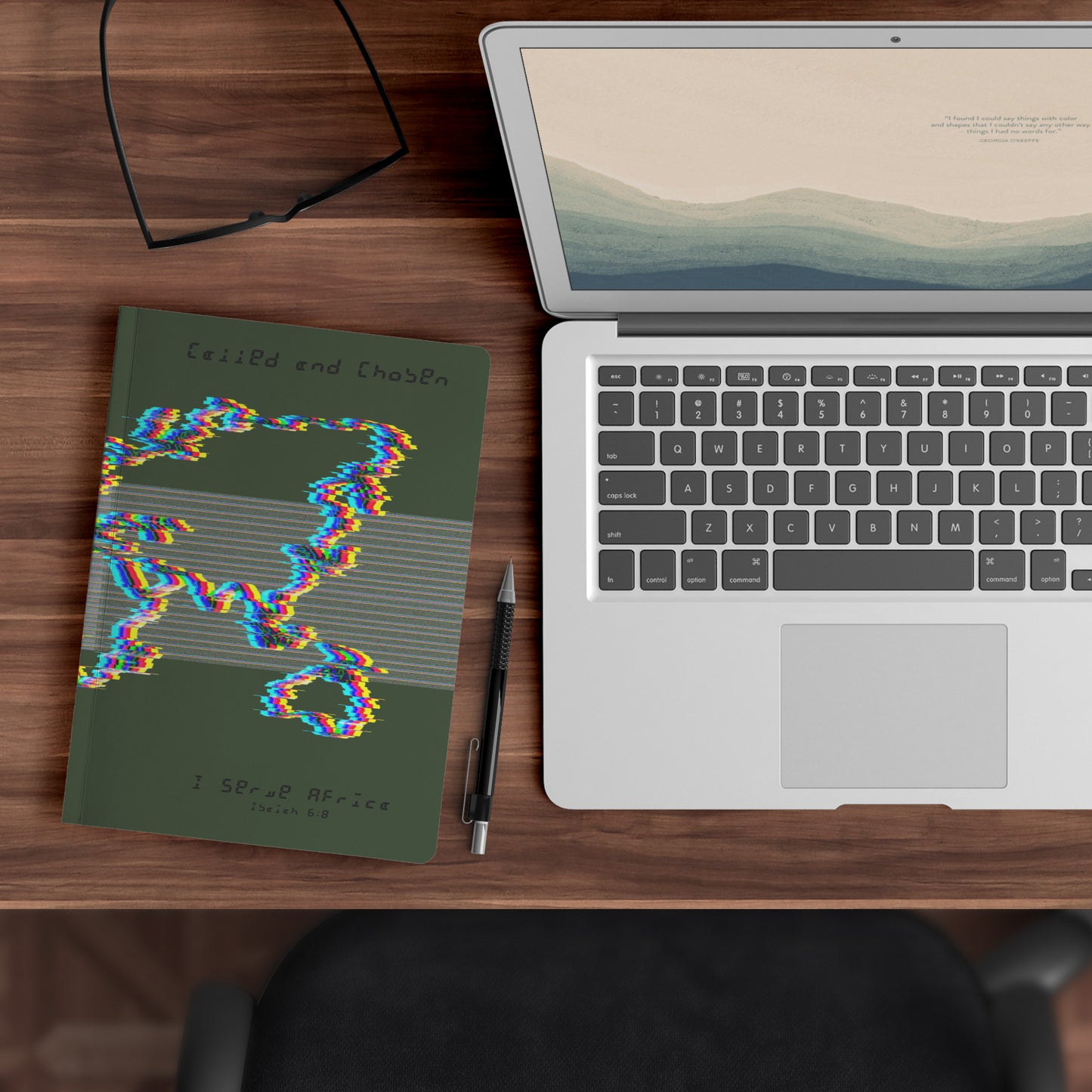 Forest Green Chromatic Called and Chosen Africa Notebook Journal