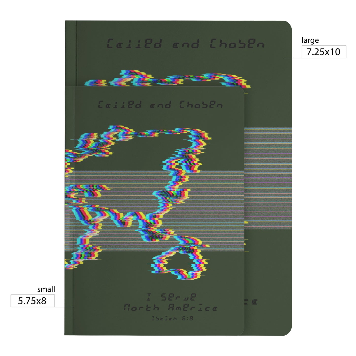 Forest Green Chromatic Called and Chosen North America Notebook