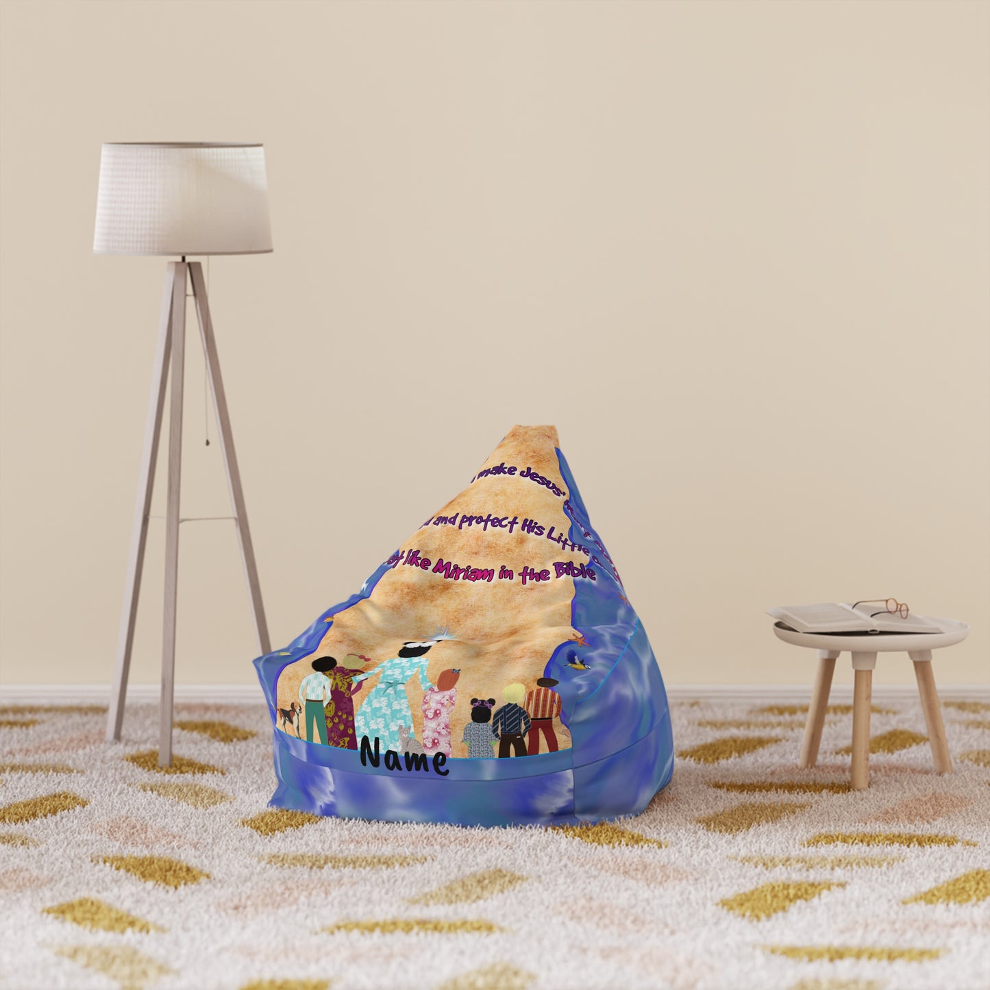 Making Jesus Merry Like Miriam Bean Bag Chair Cover