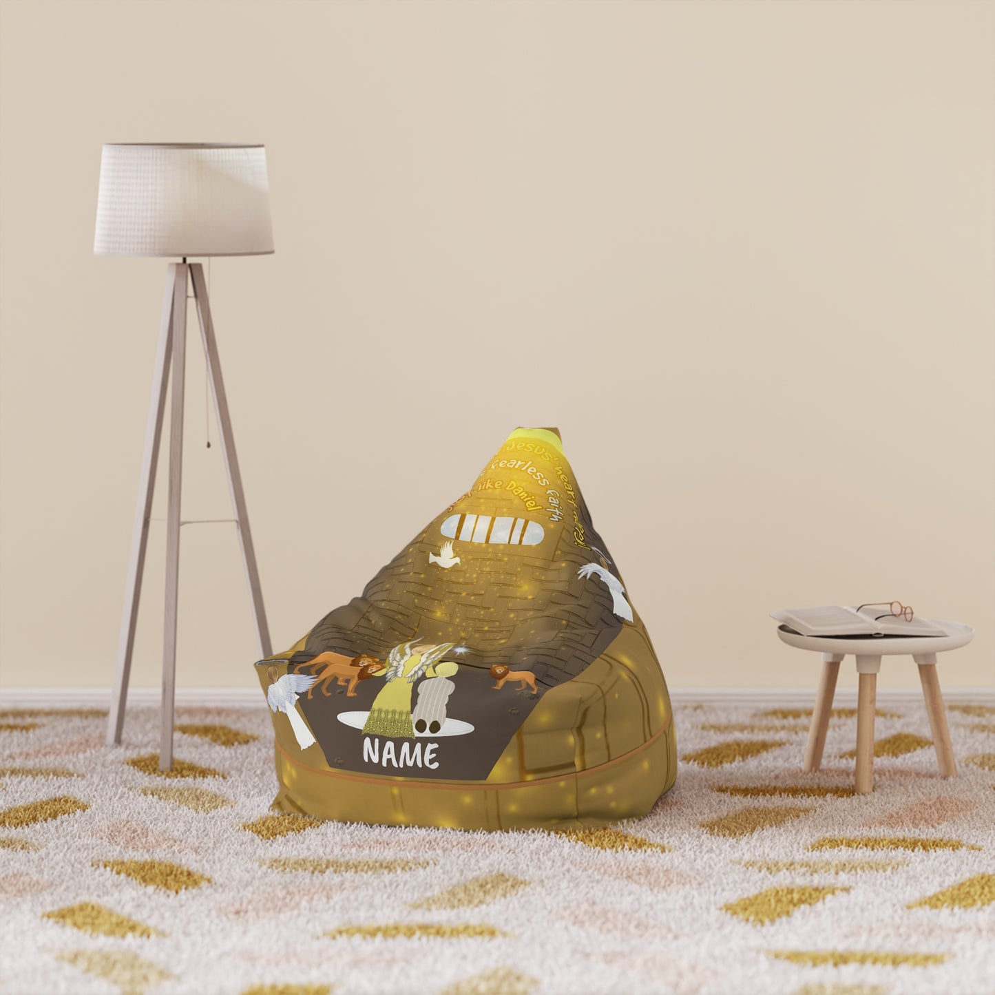 Making Jesus Merry Like Daniel Bean Bag Chair Cover