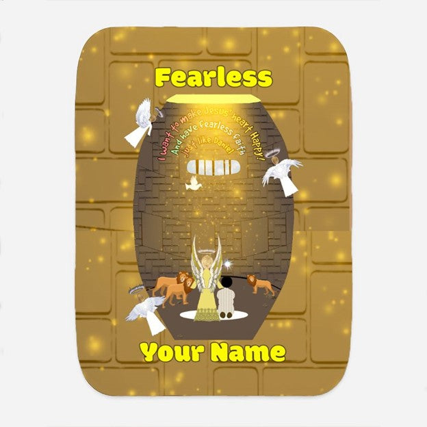 Making Jesus Merry Like Daniel Baby Burp Cloth, 12" x 16"