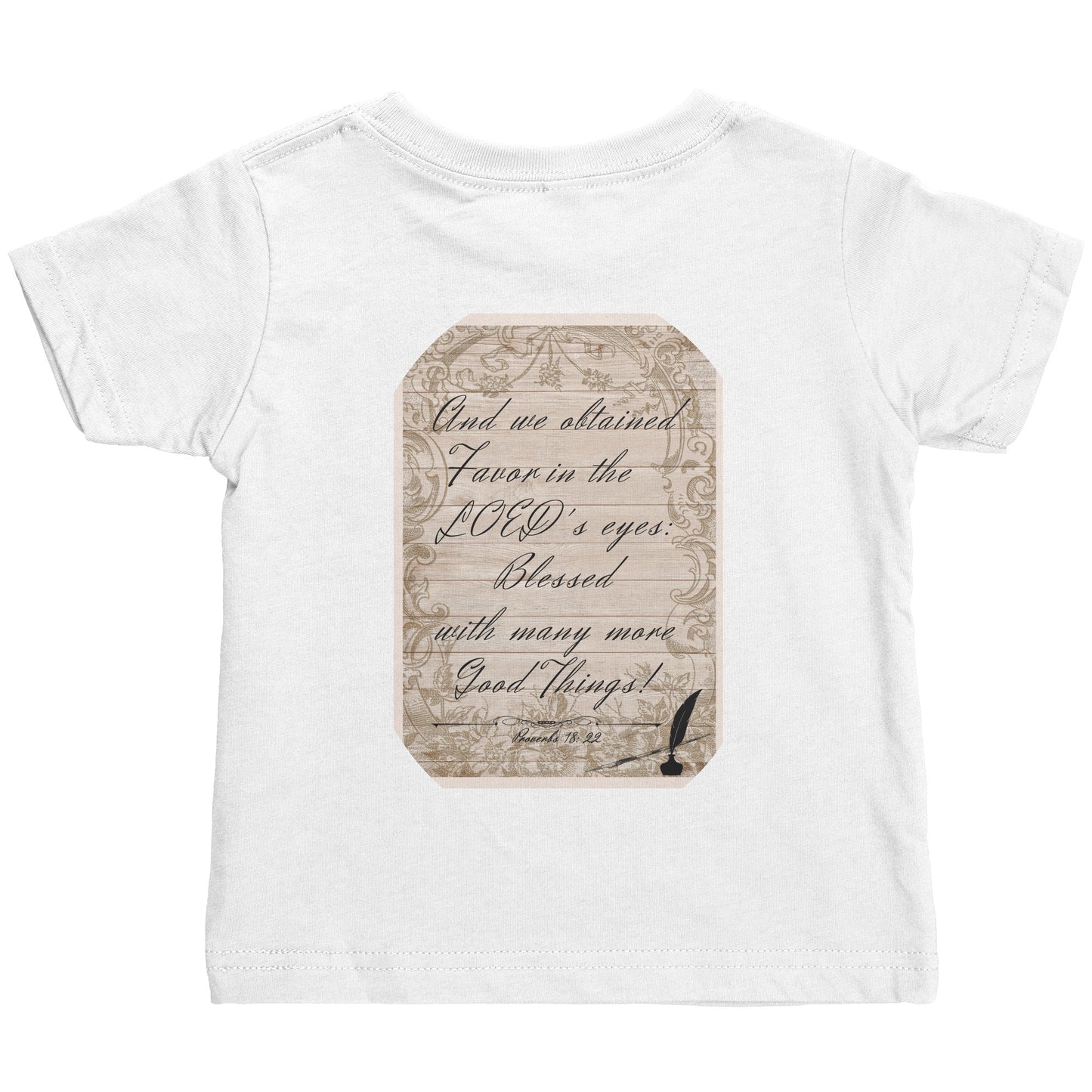 Infant Unisex Vintage Proverbs 18:22 T-Shirt