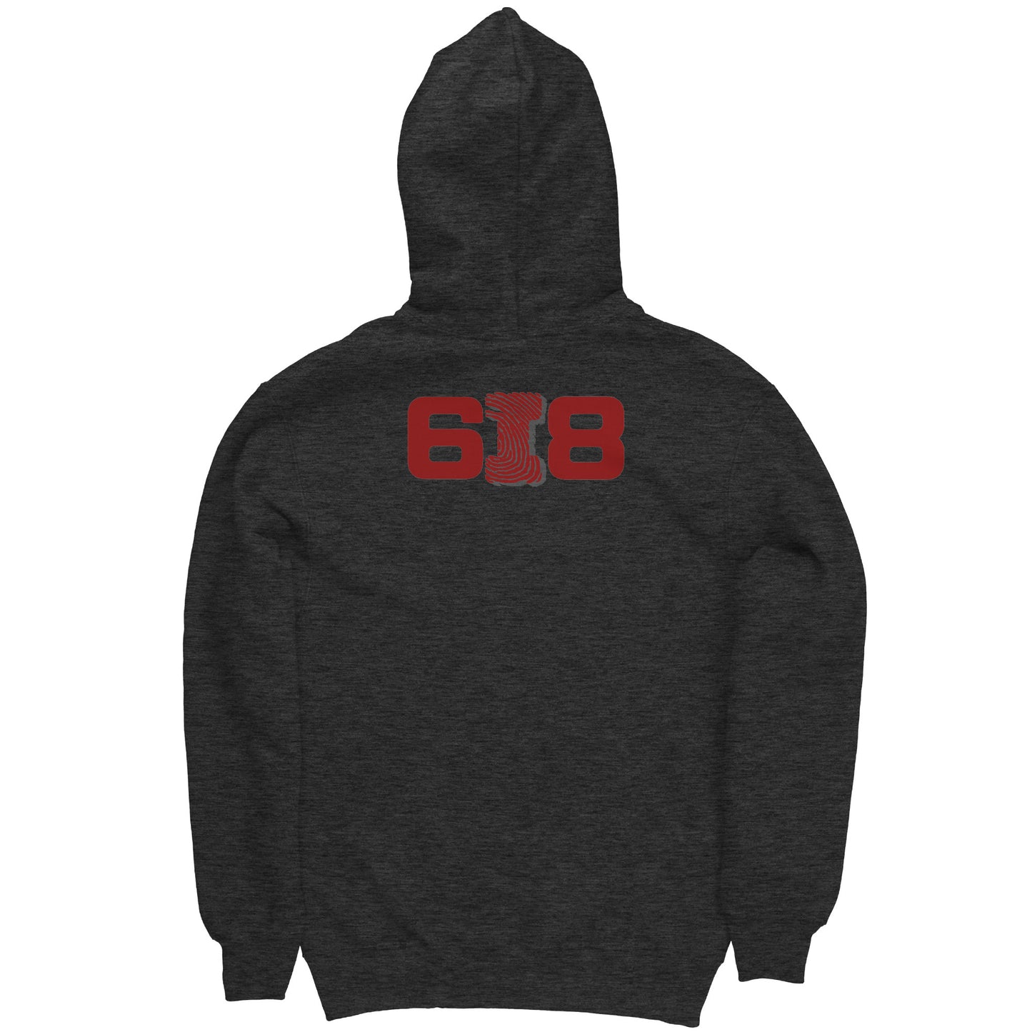 Youth Unisex 6I8 Saved to Serve Sleeve Hoodie