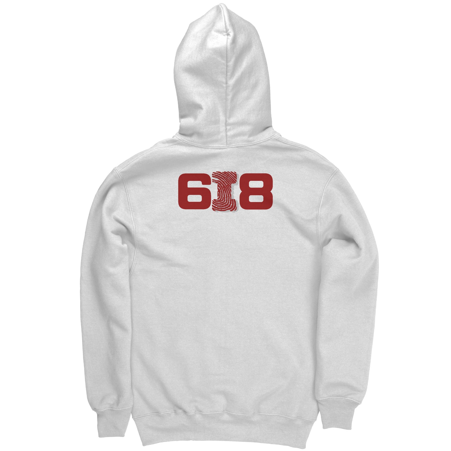 Youth Unisex 6I8 Saved to Serve Sleeve Hoodie