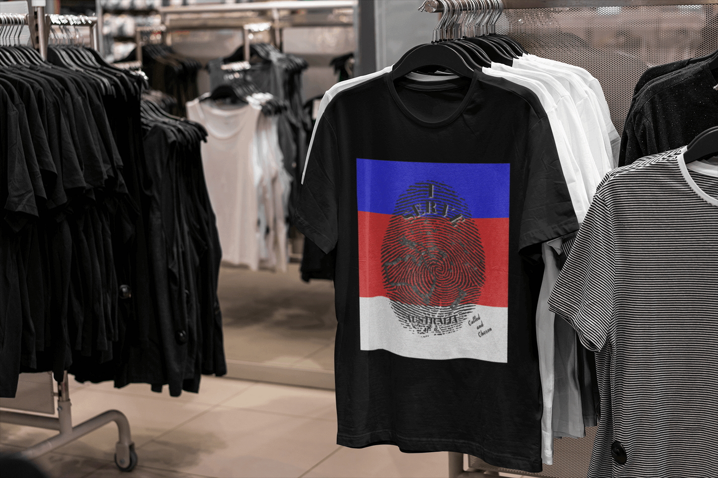 Adult Unisex I Serve Australia Tee ***