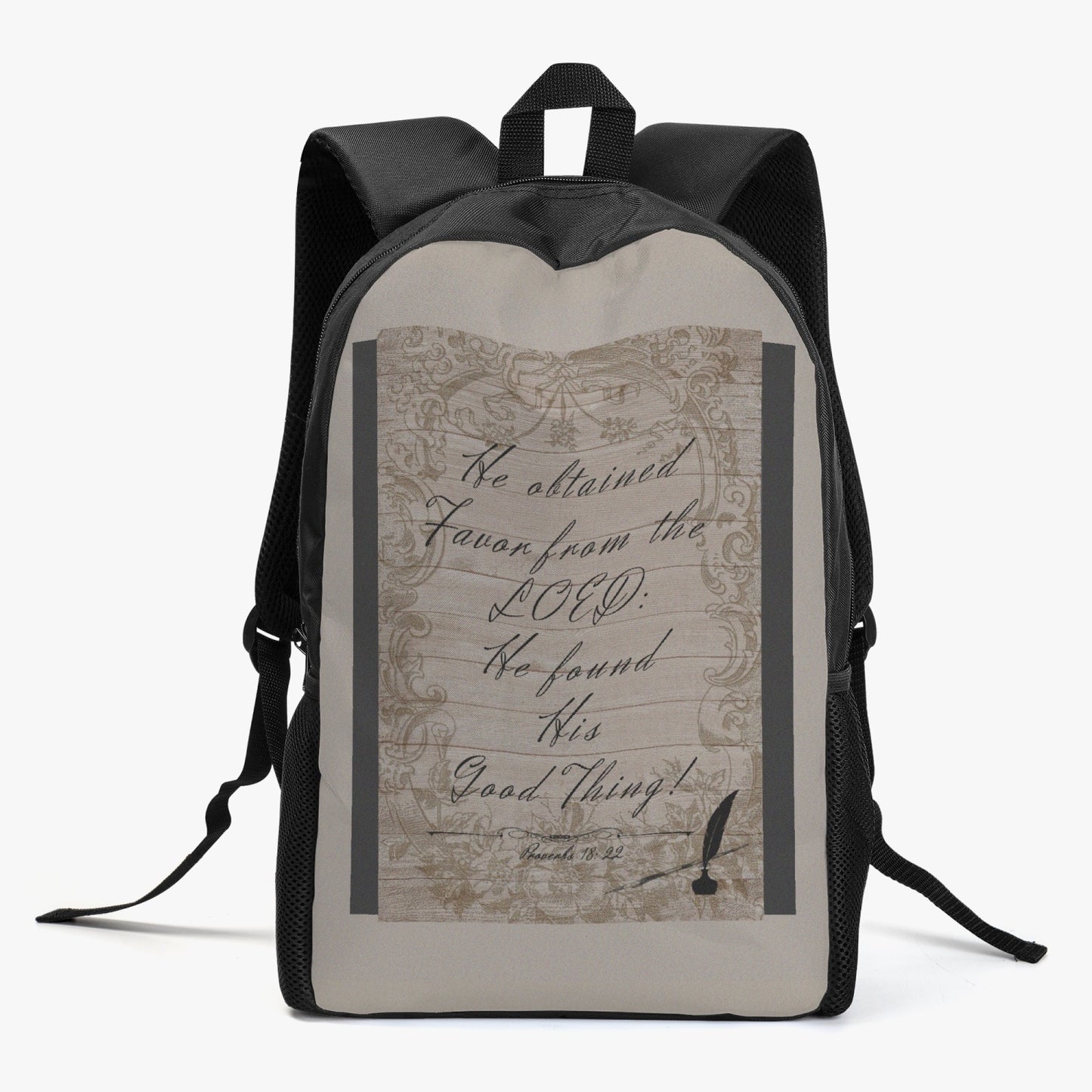 Her Proverbs 18:22 Vitage Matching Backpack