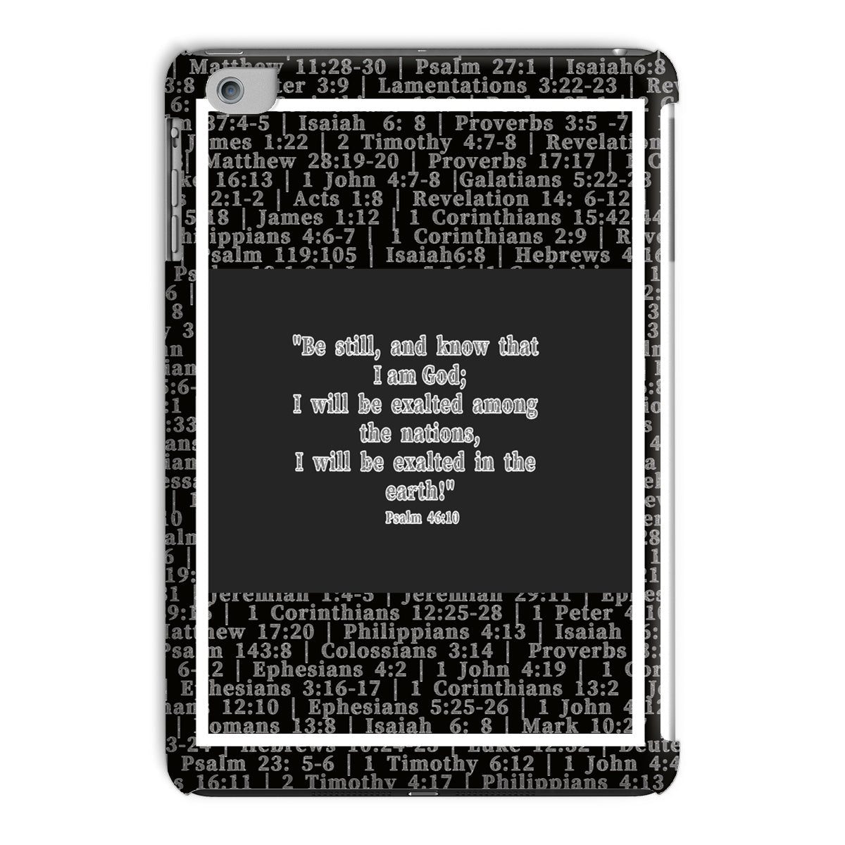 Psalm 46:10 Verse iPad Case