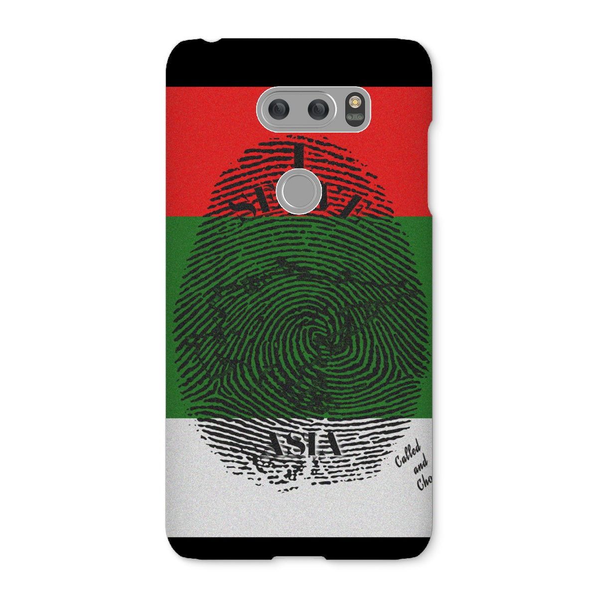 I Serve Asia Fingerprint Snap Phone Case