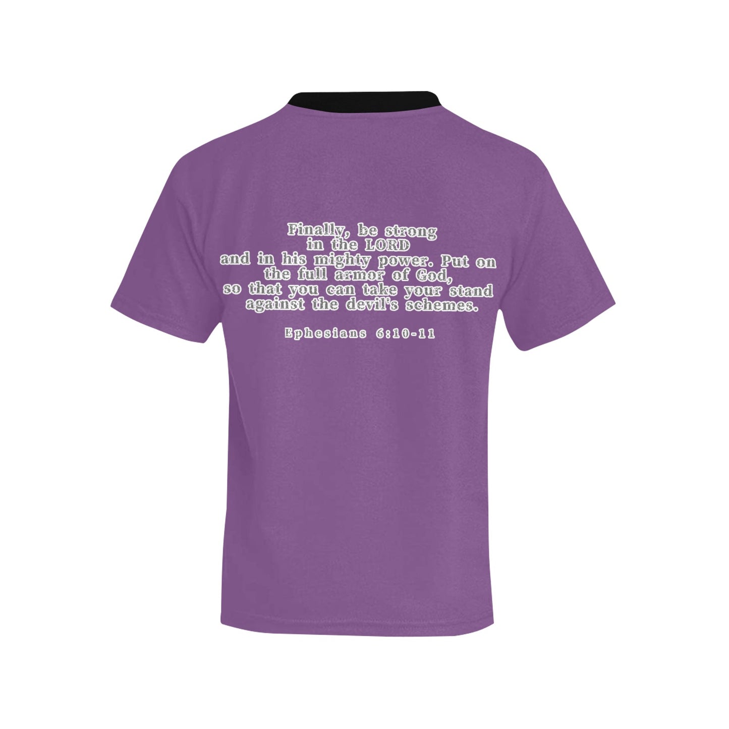 Youth Girl Ephesians 6:10-11 Covered T-Shirt
