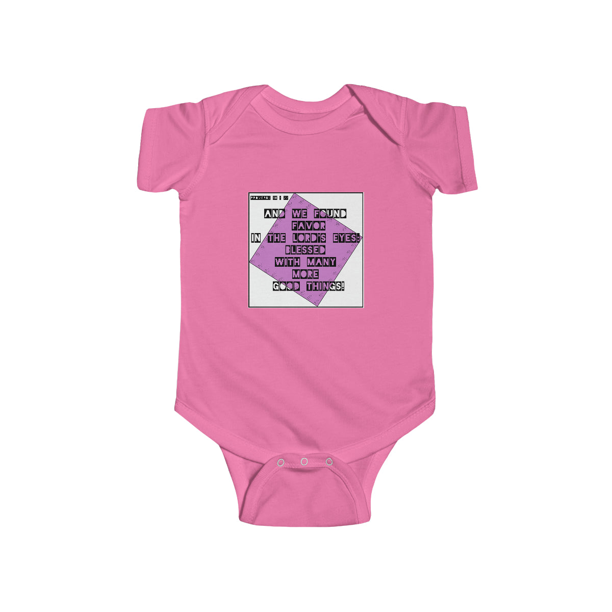 Infant Retro Proverbs 18:22 Bodysuit