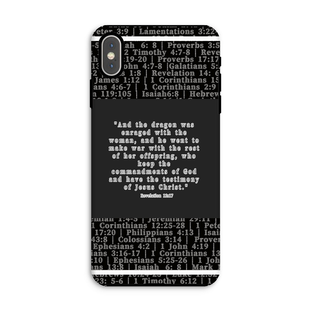 Revelation 12:17 Verse Tough Phone Case