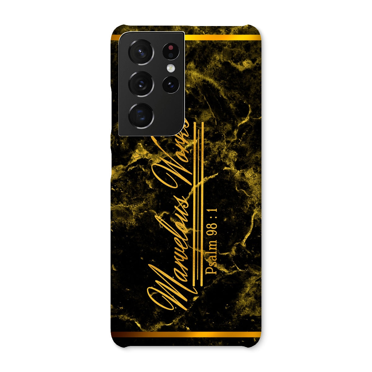 Marvelous Works || Psalm 98 Snap Phone Case