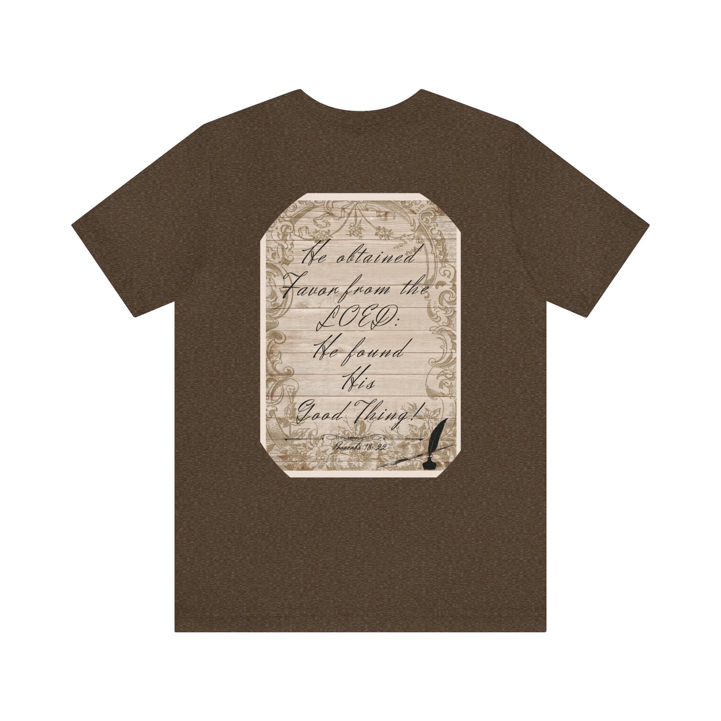 Mama's Vintage Proverbs 18:22 Jersey Tee