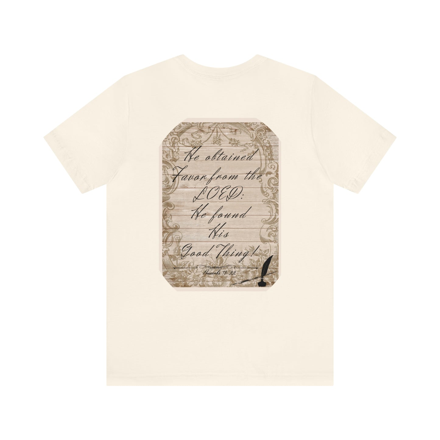 Mama's Vintage Proverbs 18:22 Jersey Tee
