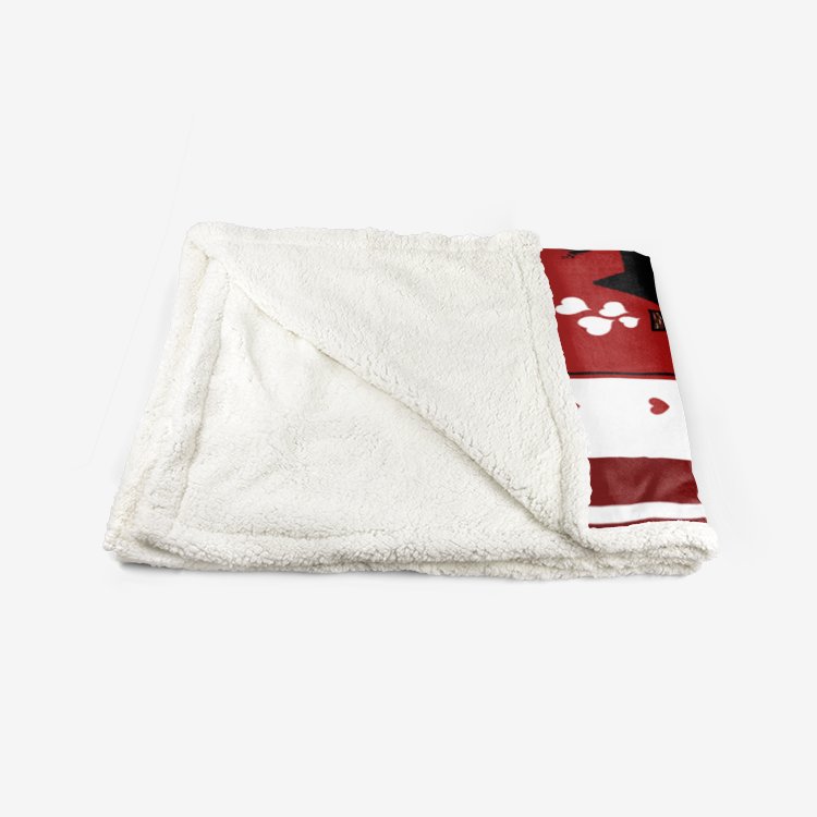 English || Our Family-Band Soft Plush Blanket