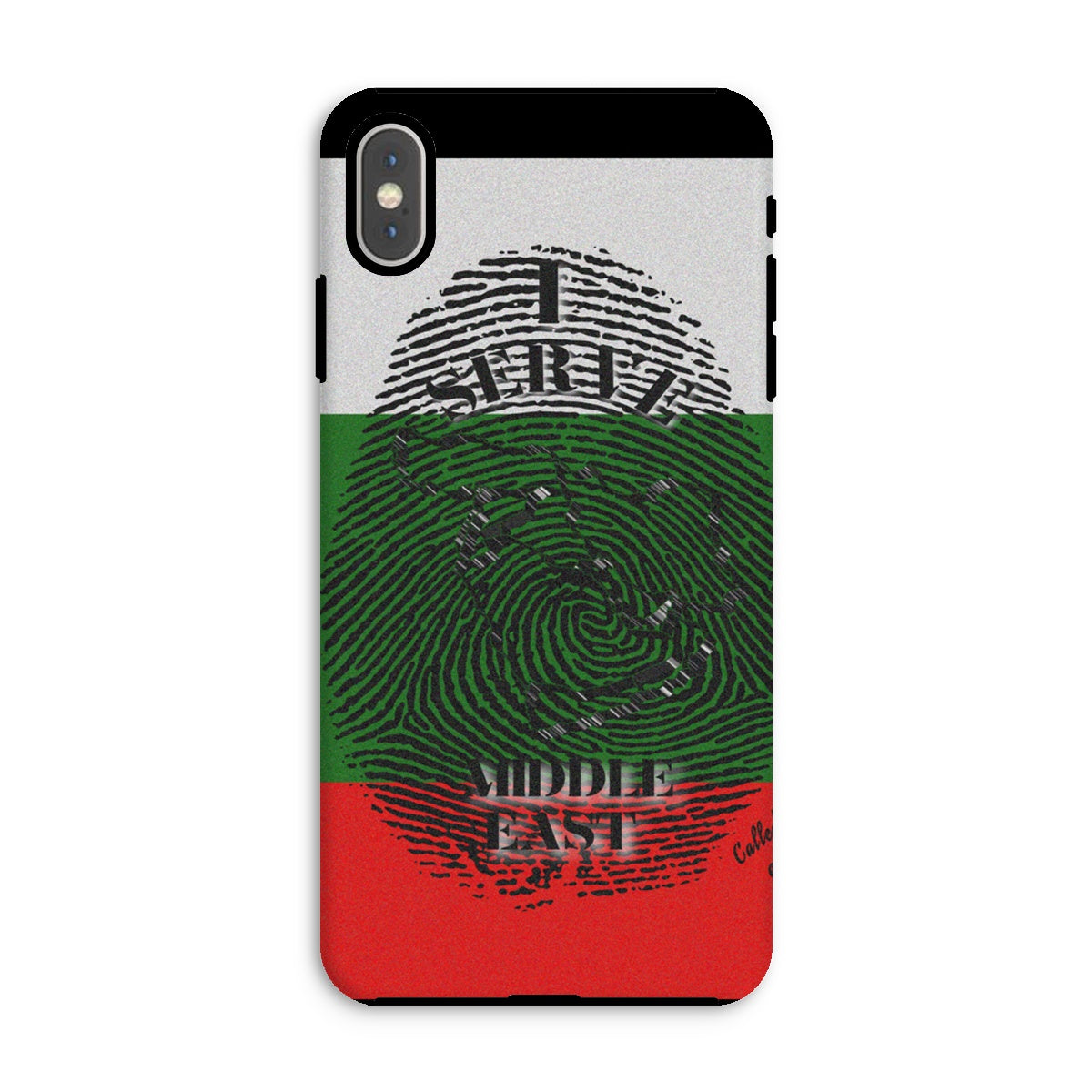 I Serve Middle East Fingerprint Tough Phone Case