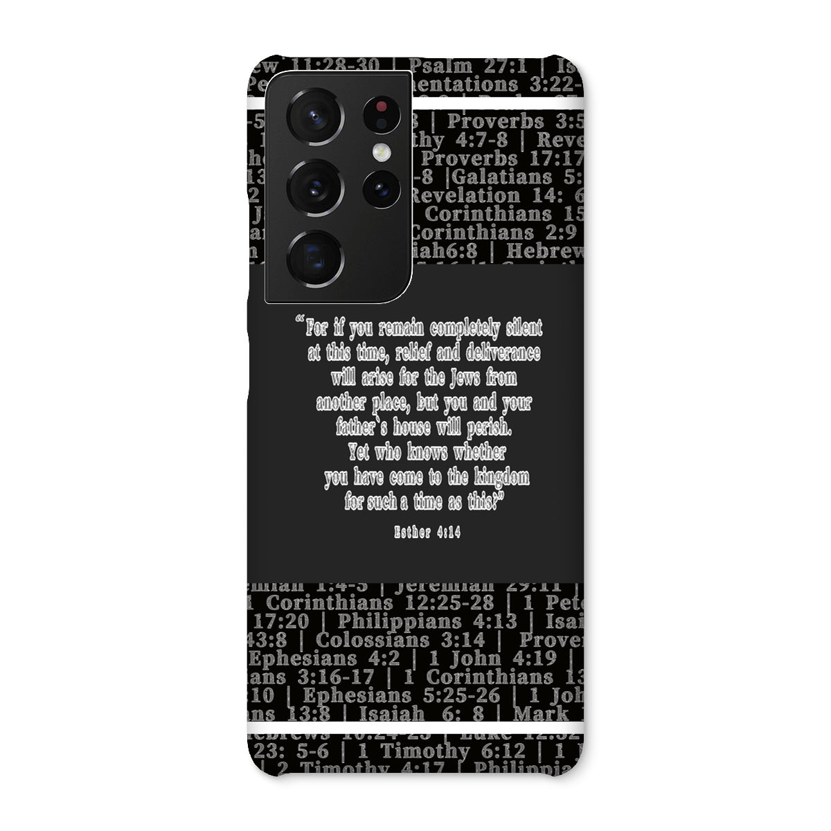Esther 4:14 Verse Snap Phone Case