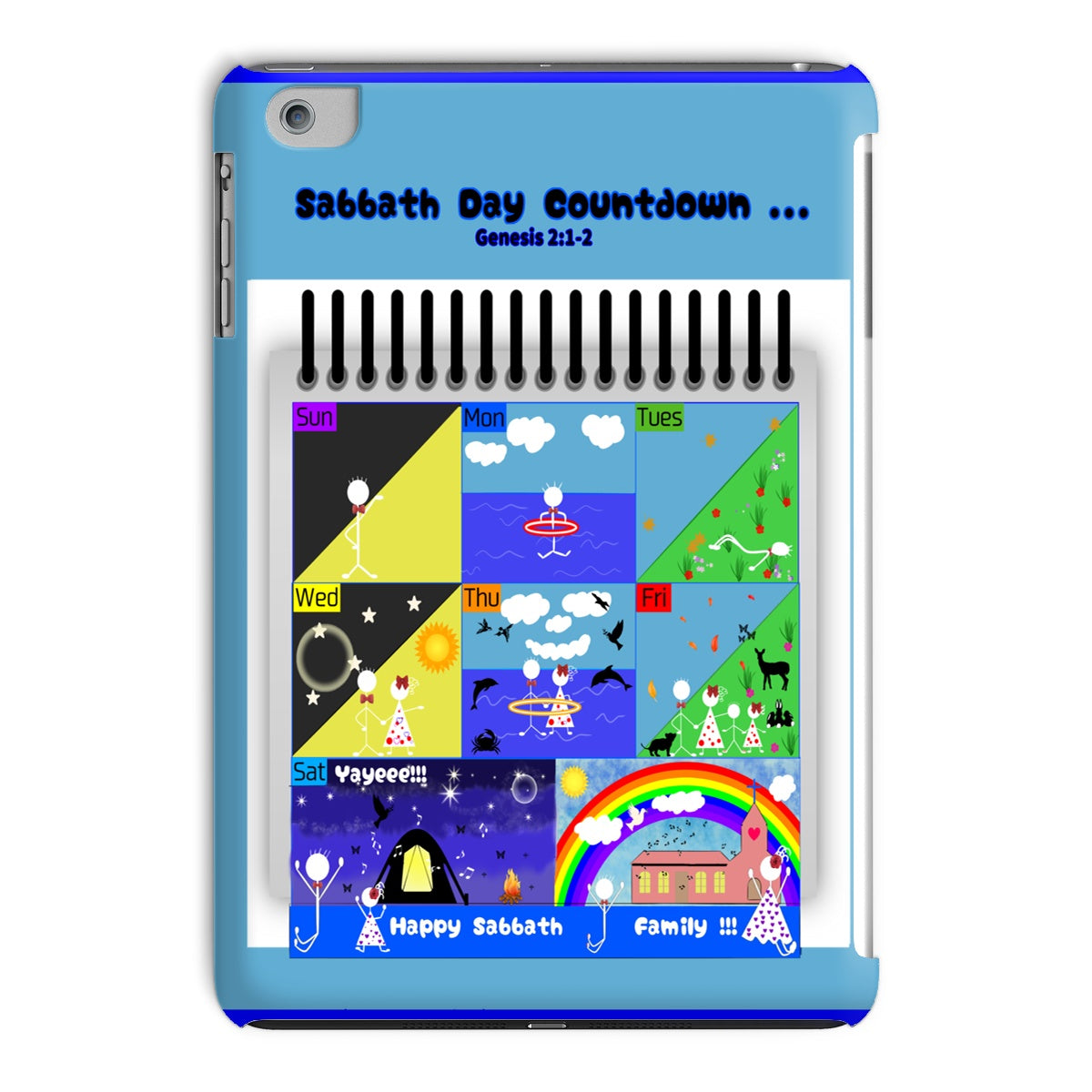 English || Sabbath Countdown || Duo iPad Case