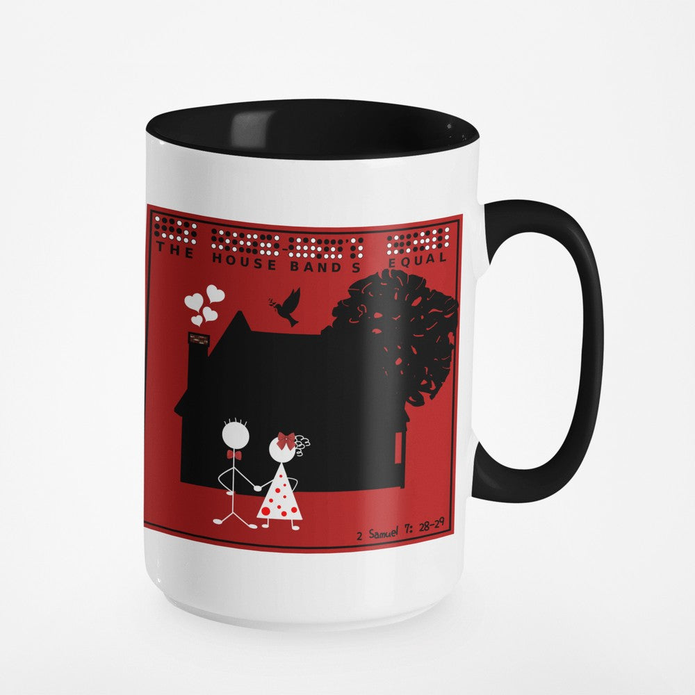 Braille || His and Her Family-Band 2-Piece Mug Set