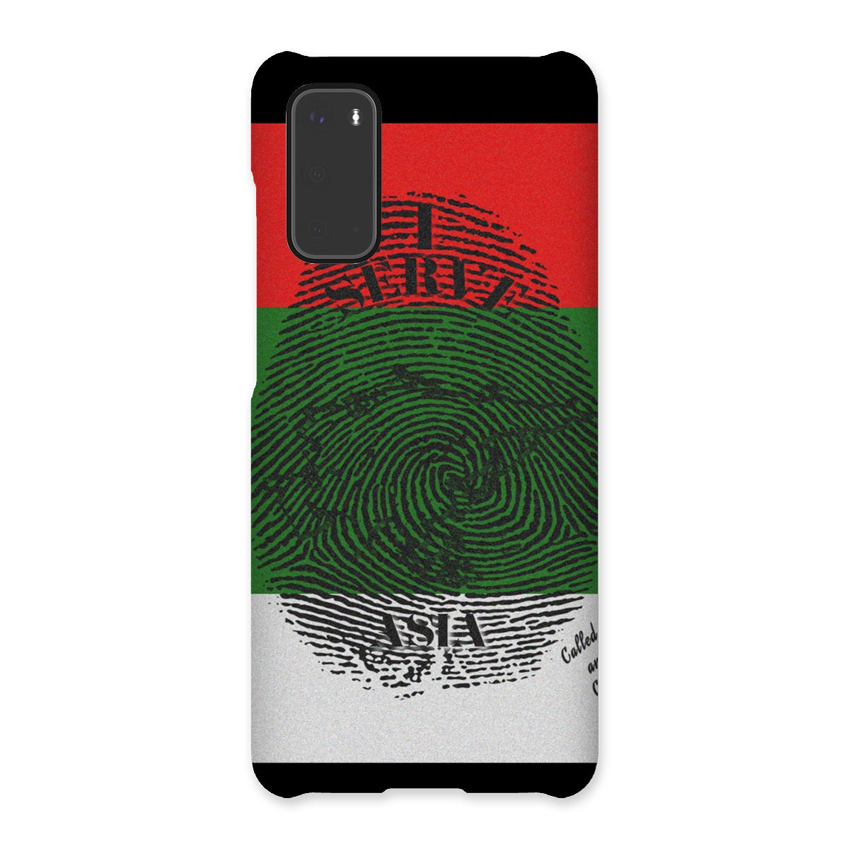 I Serve Asia Fingerprint Snap Phone Case