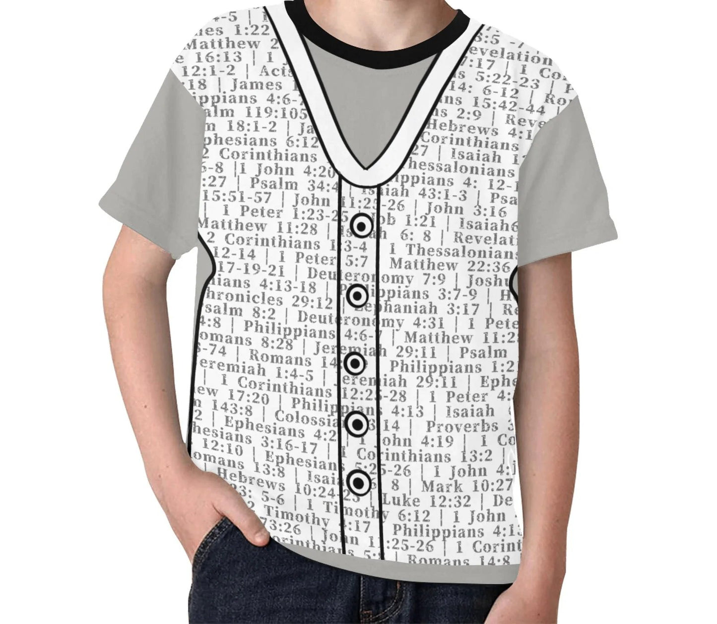 Youth Girl Revelation 22:13 Covered T-Shirt