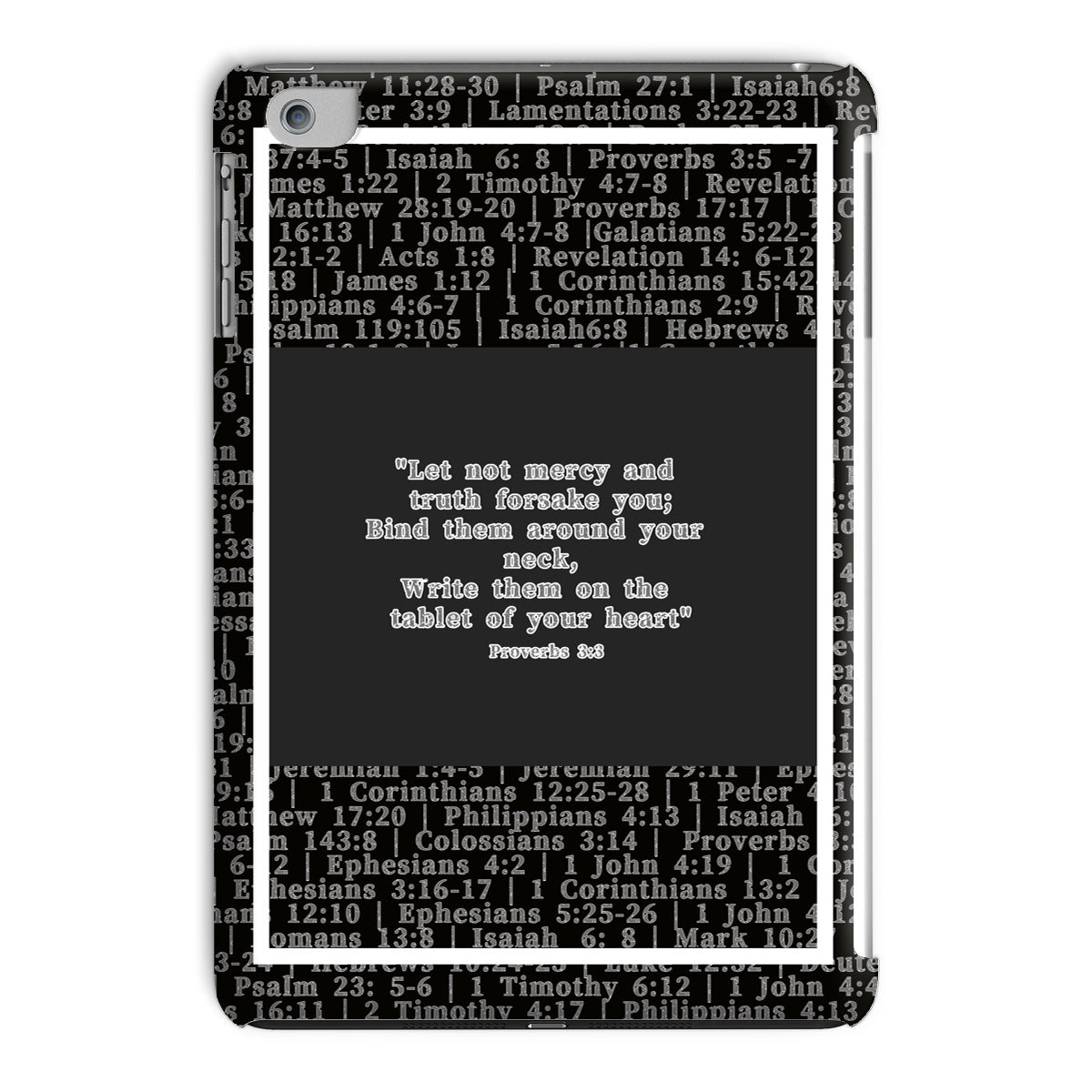 Proverbs 3:3 Verse iPad Case
