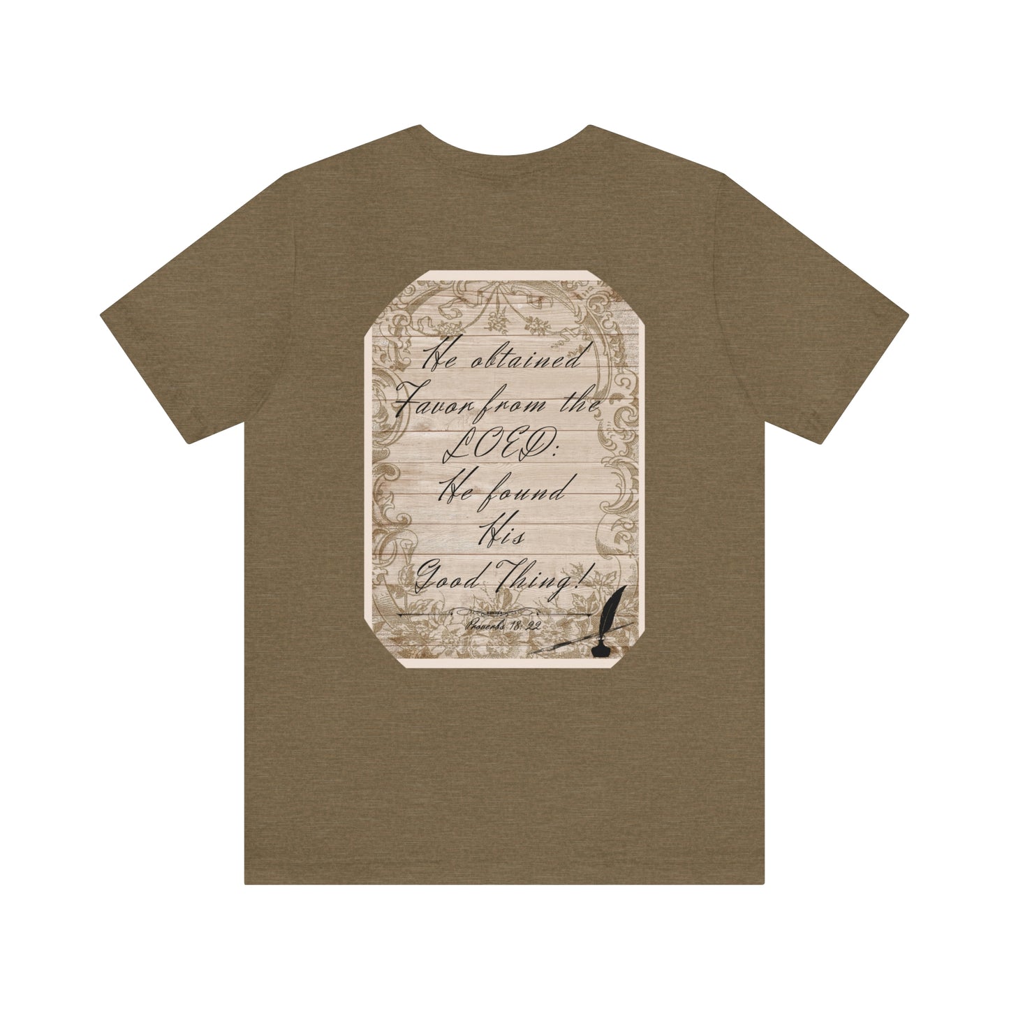 Mama's Vintage Proverbs 18:22 Jersey Tee