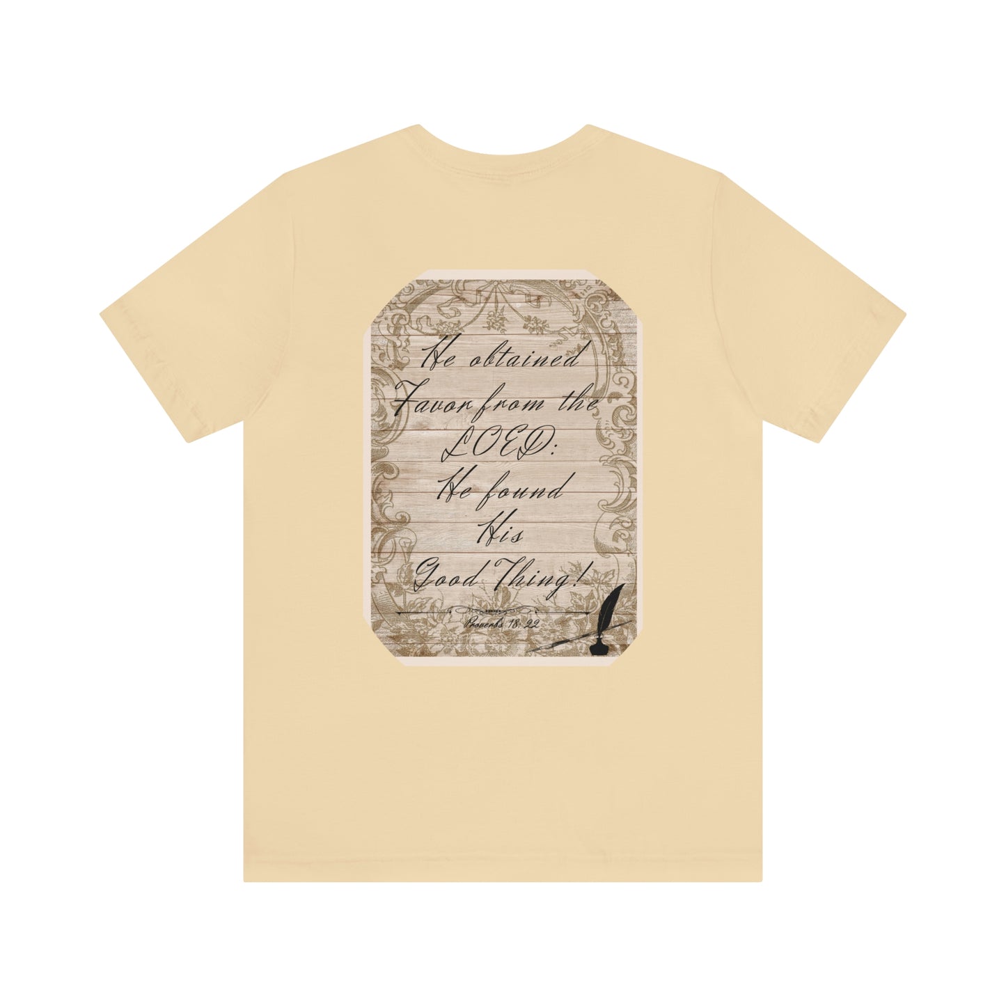 Mama's Vintage Proverbs 18:22 Jersey Tee