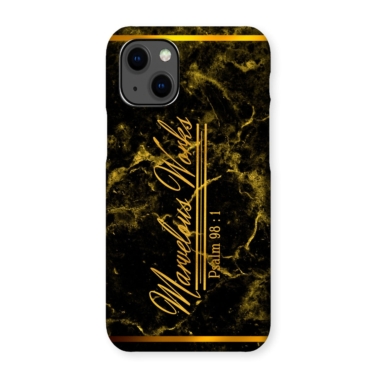 Marvelous Works || Psalm 98 Snap Phone Case