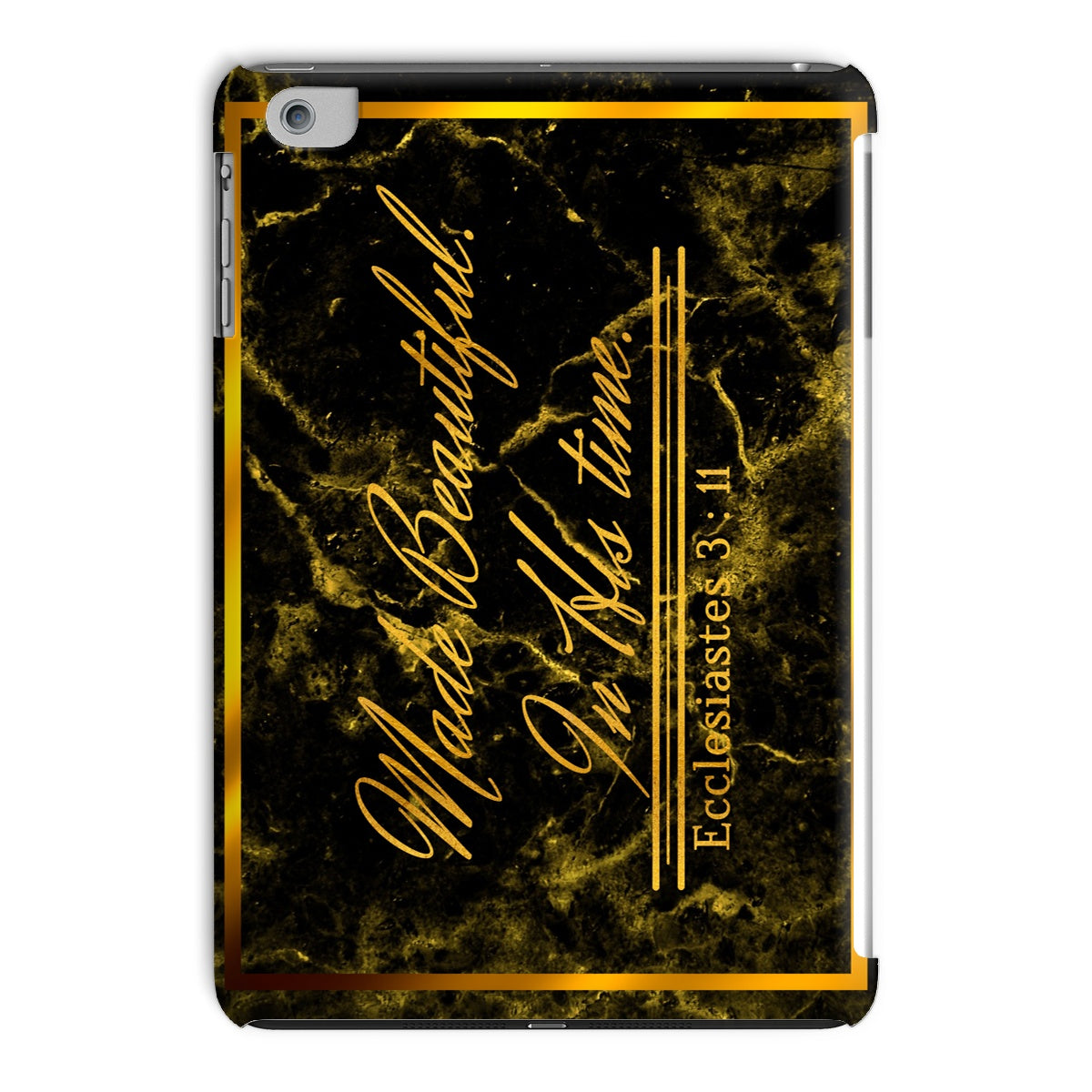 Made Beautiful in His Time || Ecclesiastes 3:11 iPad Case