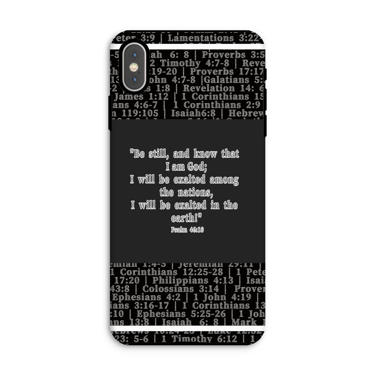 Psalm 46:10 Verse Tough Phone Case