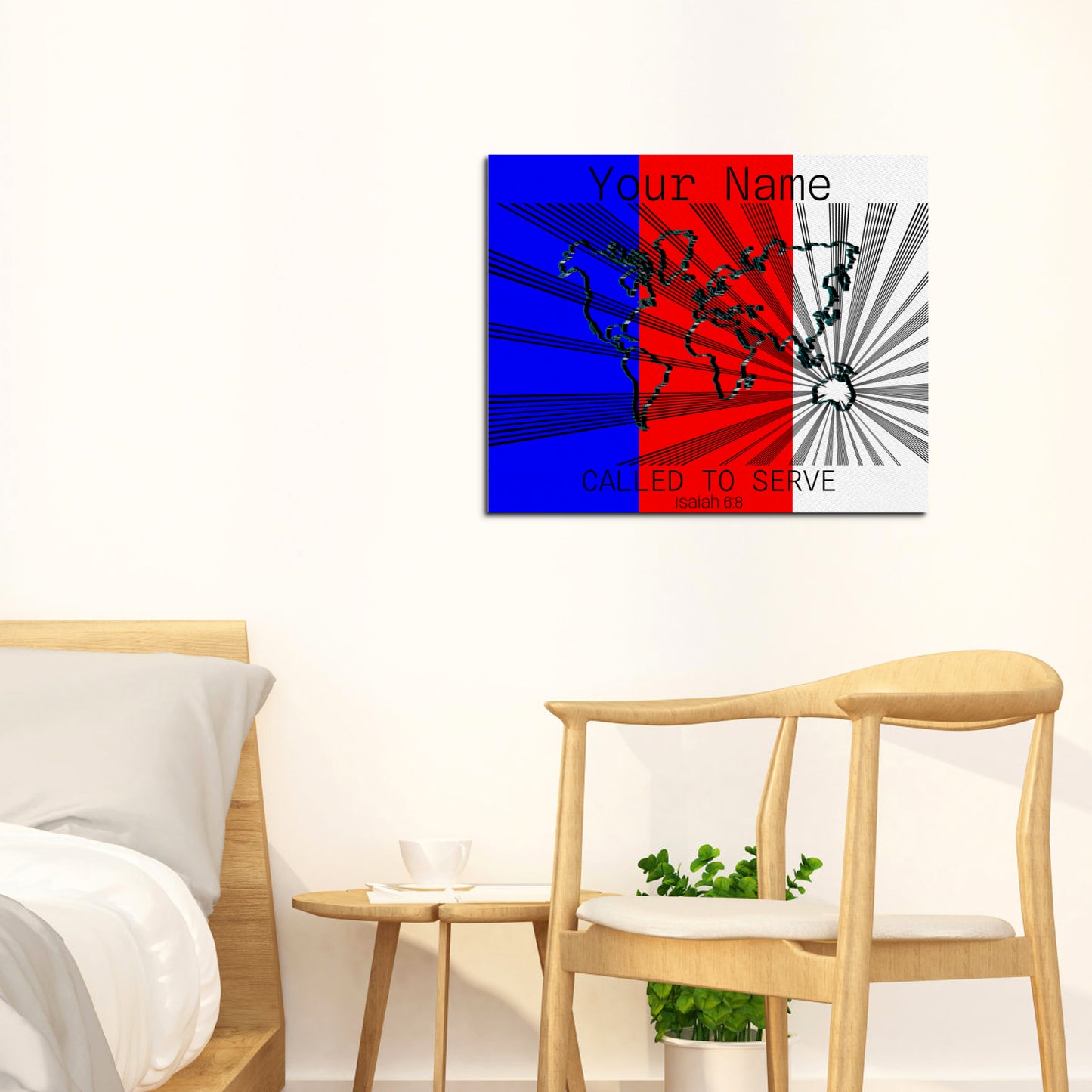 Called to Serve Australia Frame Canvas, 20x16 Inch