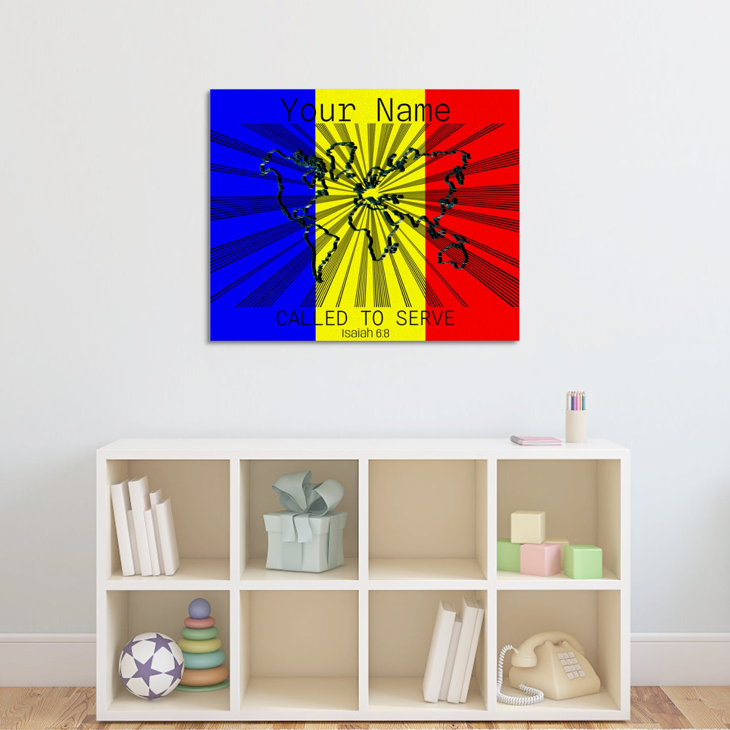 Called to Serve Europe Frame Canvas, 20x16 Inch
