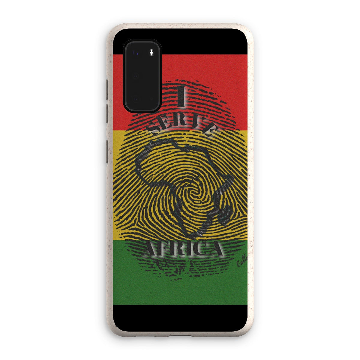 I Serve Africa Fingerprint Eco Phone Case