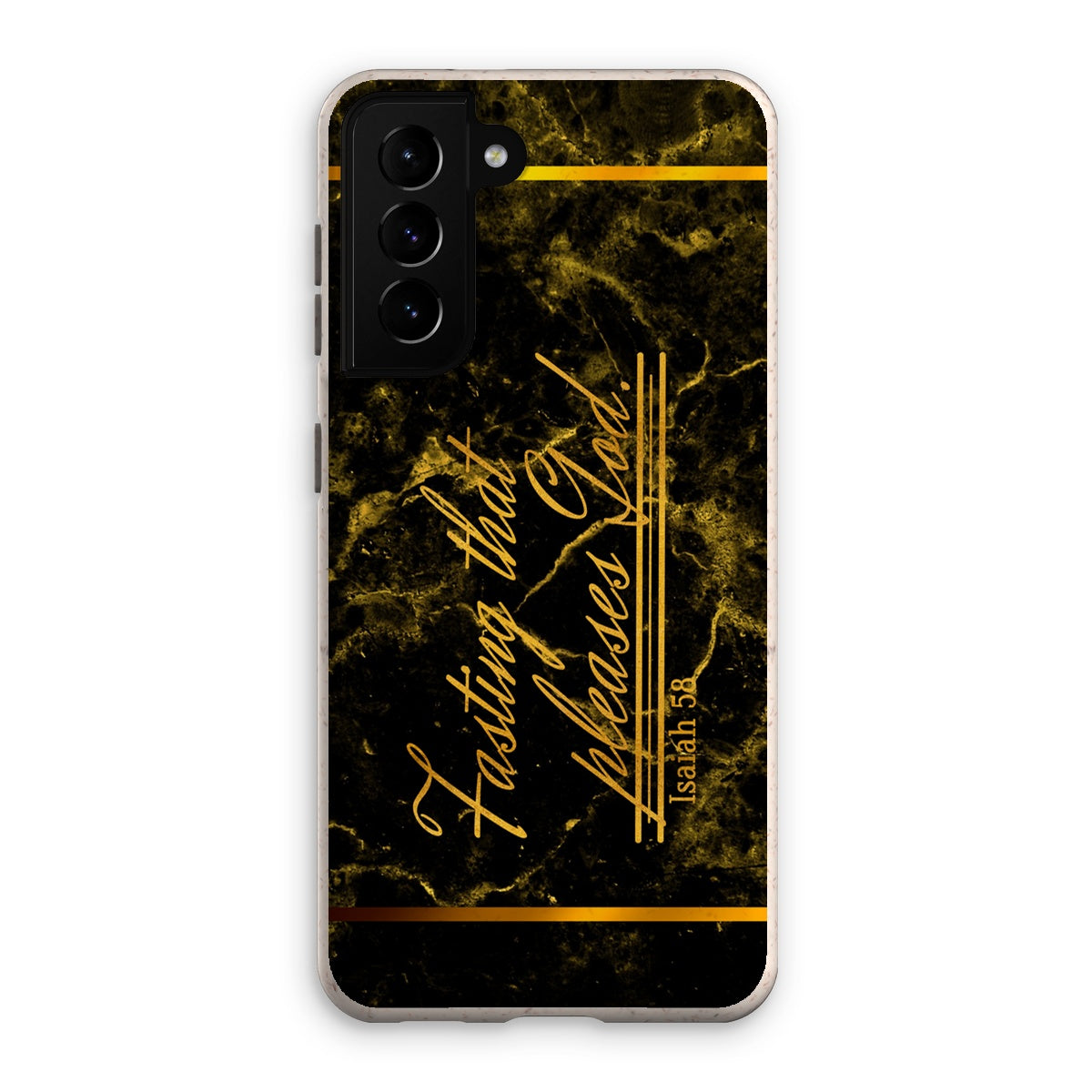 Fasting that Pleases God || Isaiah 58 Eco Phone Case