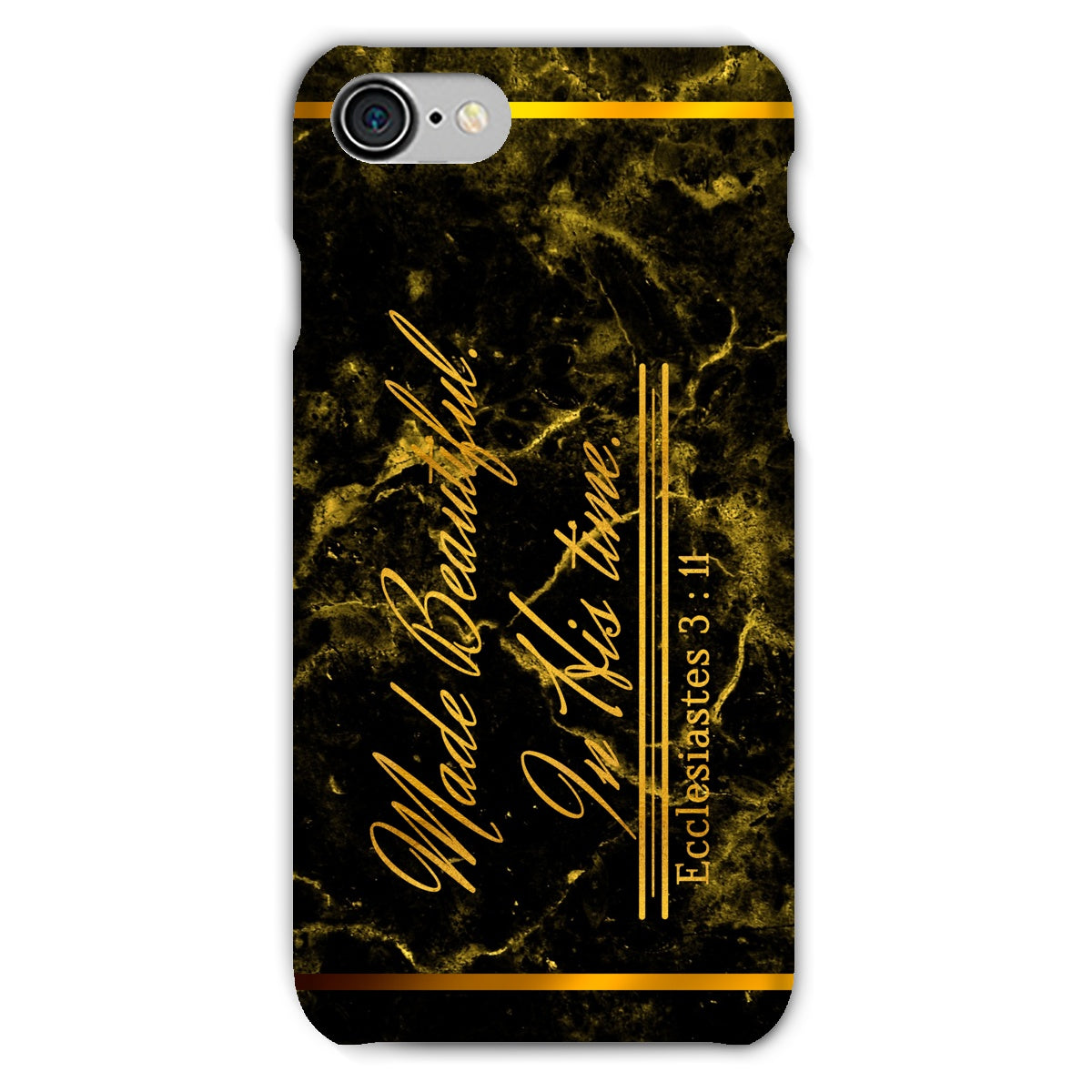 Made Beautiful in His Time || Ecclesiastes 3:11 Snap Phone Case