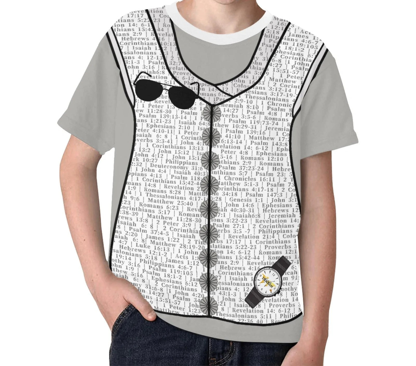 Youth Girl Judges 2:18 Covered T-Shirt