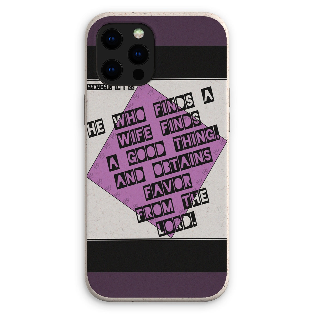 His Proverbs 18:22 Retro Eco Phone Case