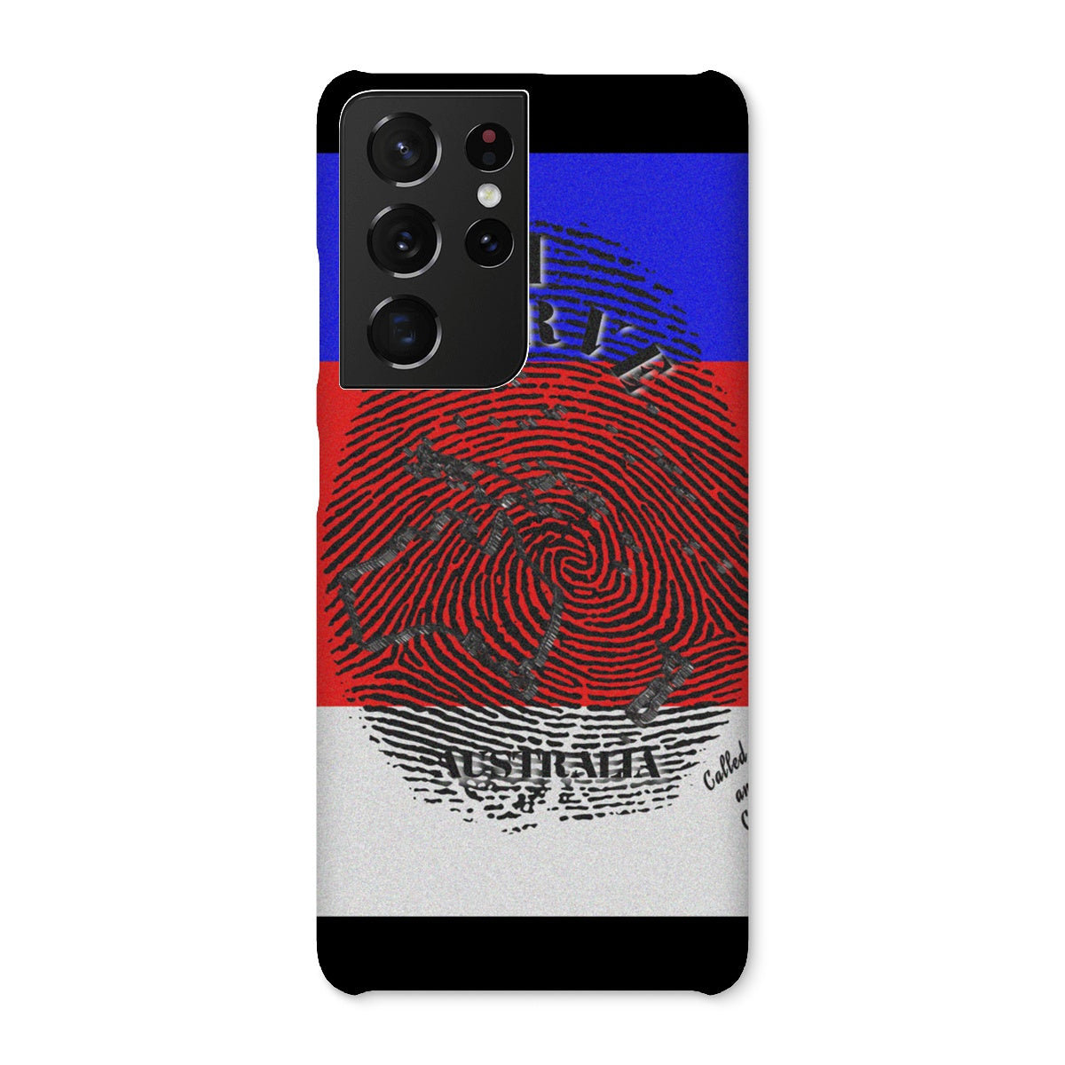 I Serve Australia Fingerprint Snap Phone Case