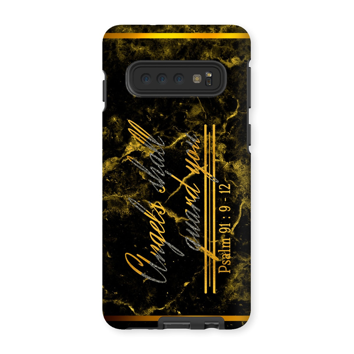 Angels Shall Guard You || Psalm 91:9-12 Tough Phone Case
