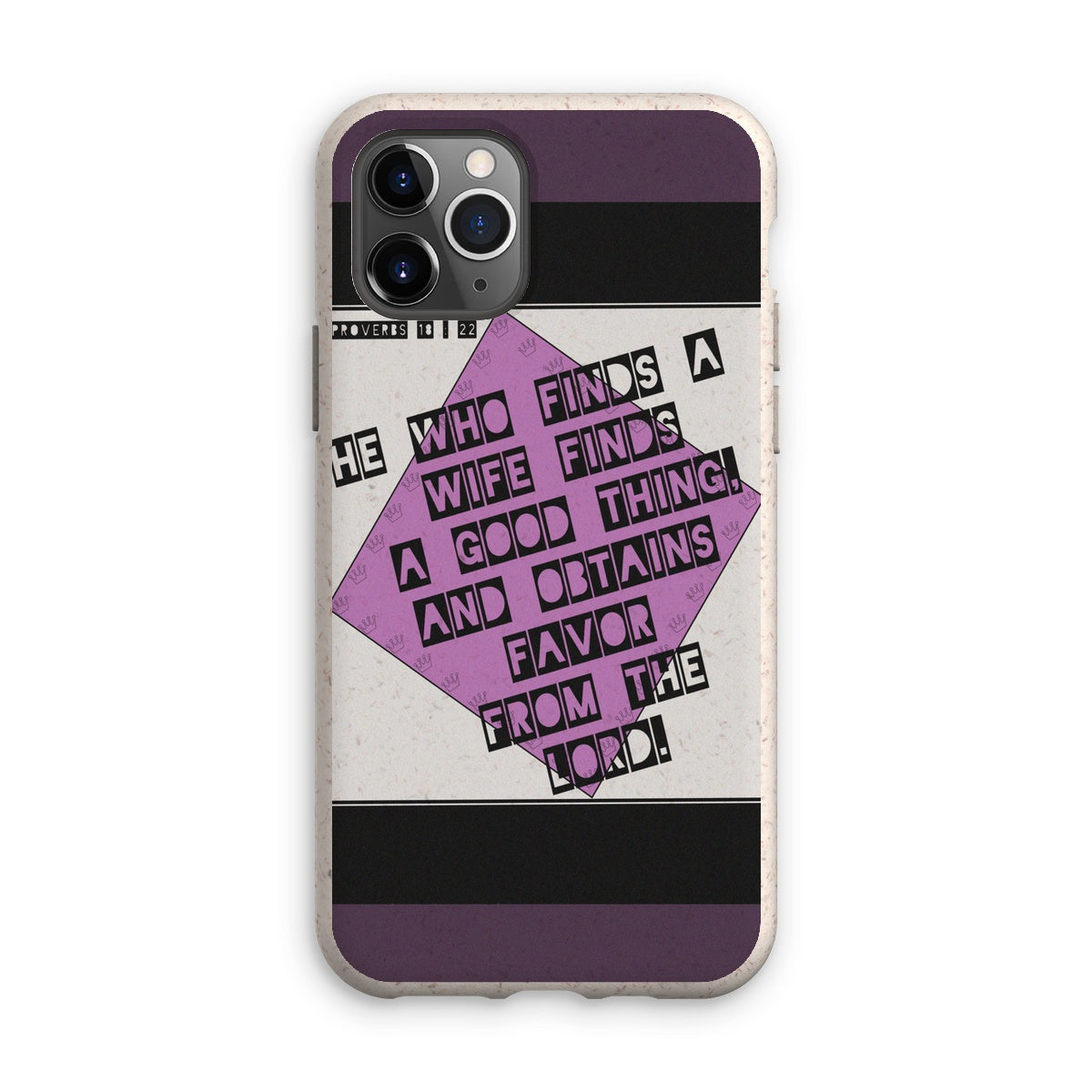 His Proverbs 18:22 Retro Eco Phone Case