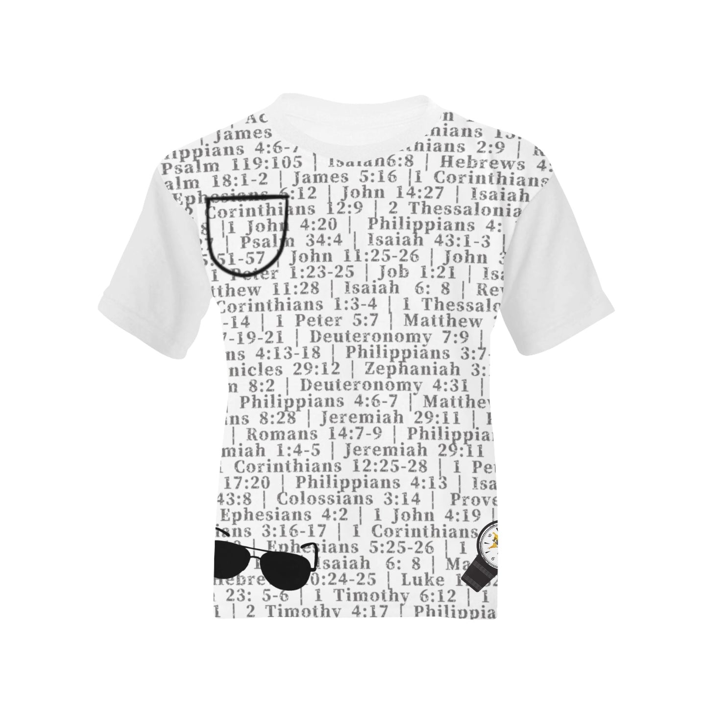 Youth Boy Psalm 46:10 Covered T-Shirt